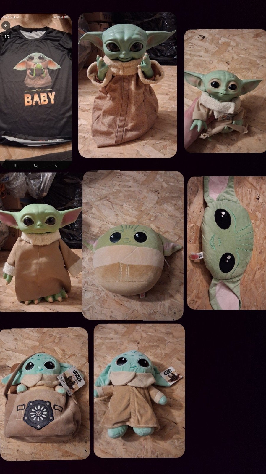 grogu collectie, Verzamelen, Star Wars, Ophalen, Zo goed als nieuw, Actiefiguurtje