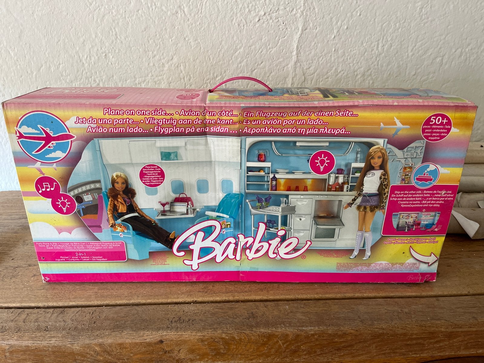 Barbie Vliegtuig en Cruise Schip Speelset nog niet geopend, Ophalen of Verzenden, Zo goed als nieuw, Barbie