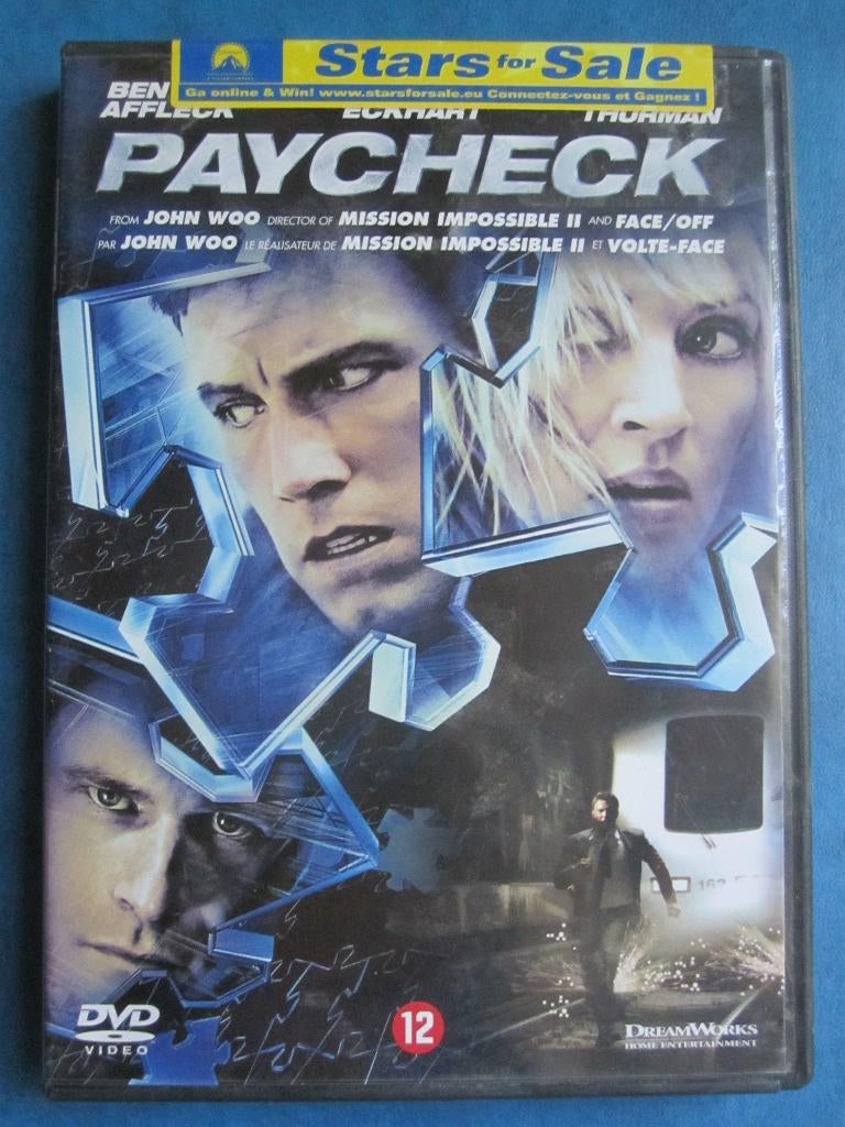 Paycheck (2003), Vanaf 12 jaar, Ophalen of Verzenden, Zo goed als nieuw, Actiethriller