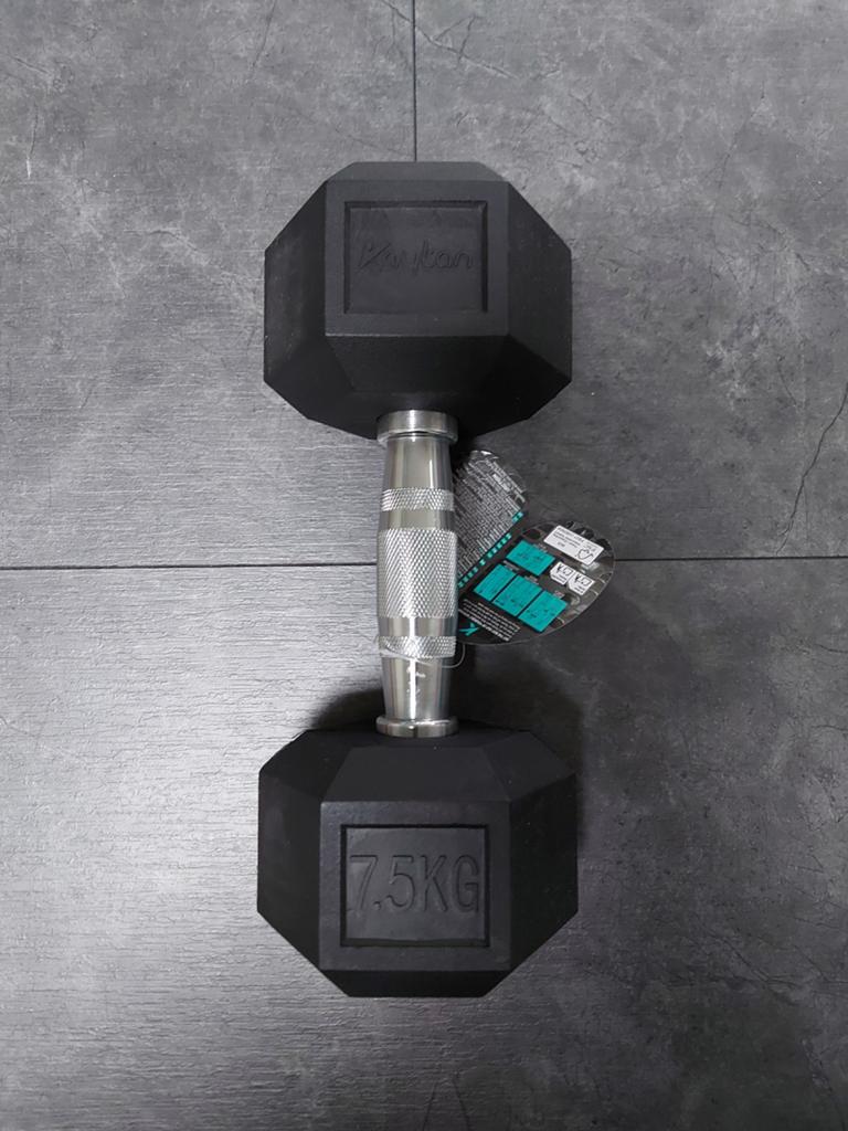 Kaytan Sports Dumbbell 7.5 KG - Hexagonale vorm, Dumbbell, Kaytan Sports, Onbekend, raadpleeg verpakking voor details, Nieuw