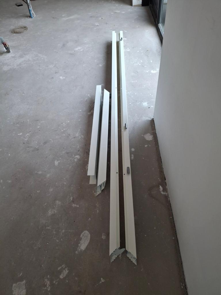 Stalen andusta kozijn met opdekdeur nieuw 93x260, 75 tot 150 cm, Deurkozijn, Nieuw, Ophalen of Verzenden