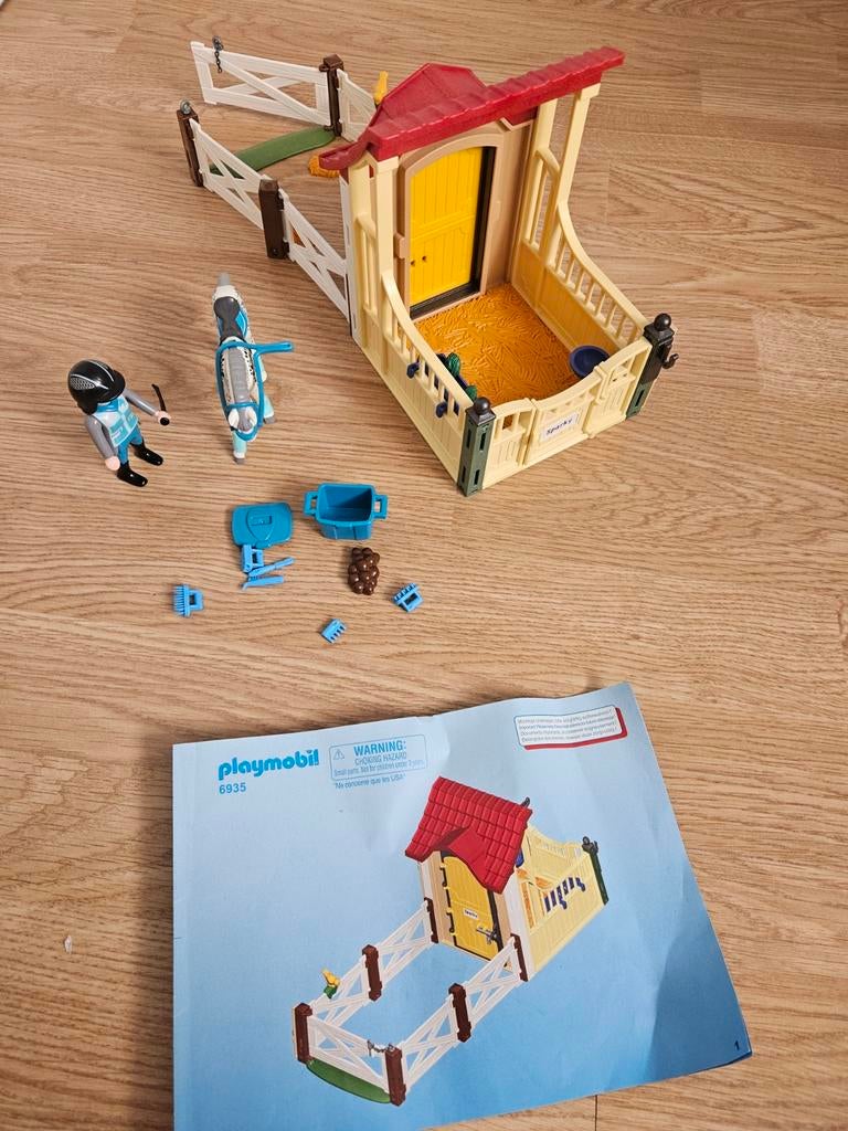 Playmobil Paardenstal met paard en ruiter (6935), Ophalen of Verzenden