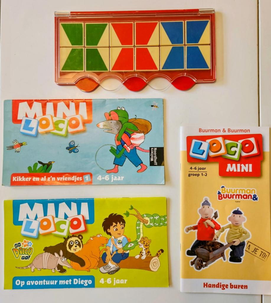 Mini Loco educatieve spellen 4-6 jaar, Ophalen of Verzenden, Gebruikt, Taal en Lezen