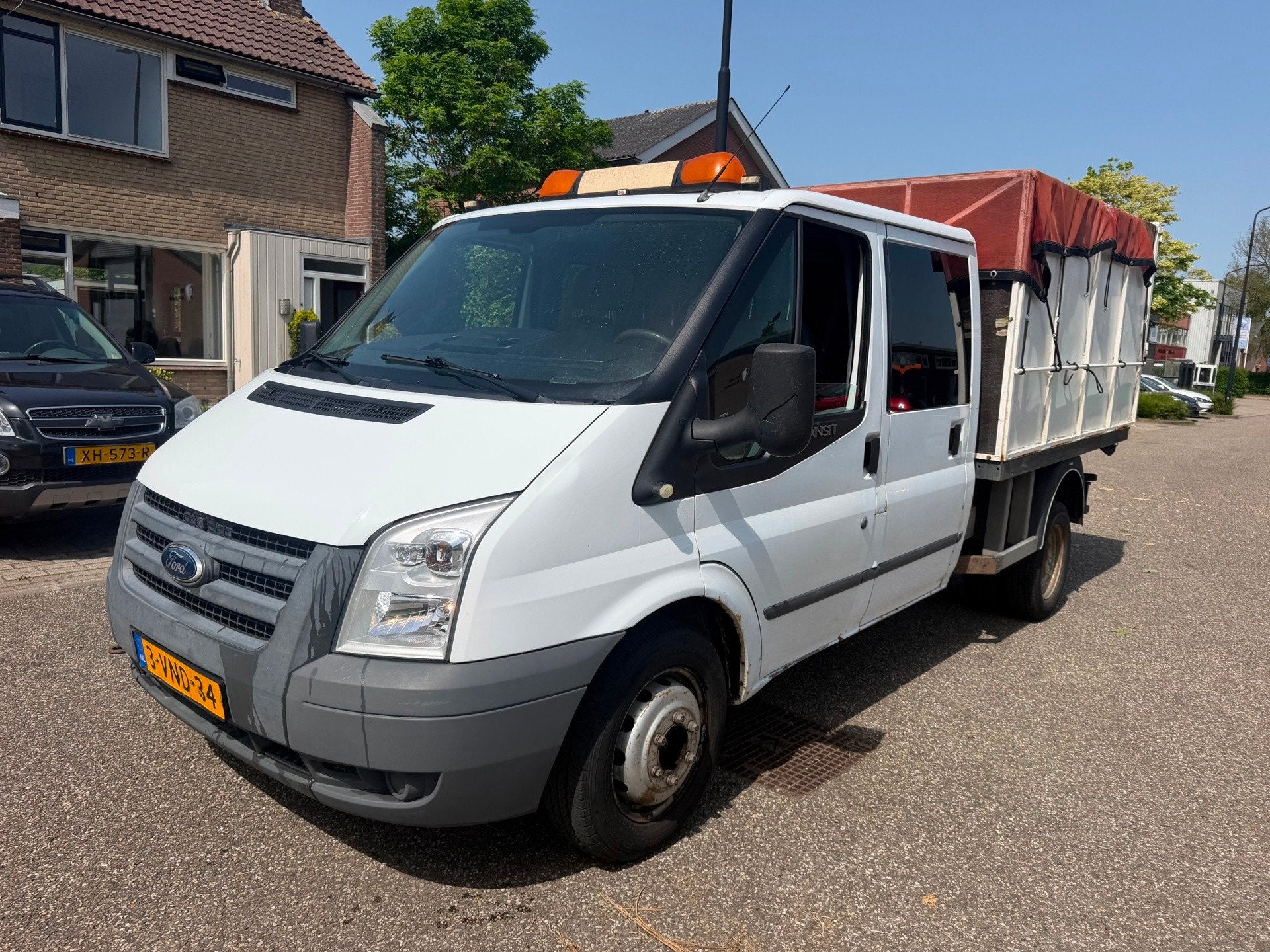 Ford Transit 350M 2.4 TDCI DC, Auto's, Euro 5, Achterwielaandrijving, Gebruikt, 4 cilinders