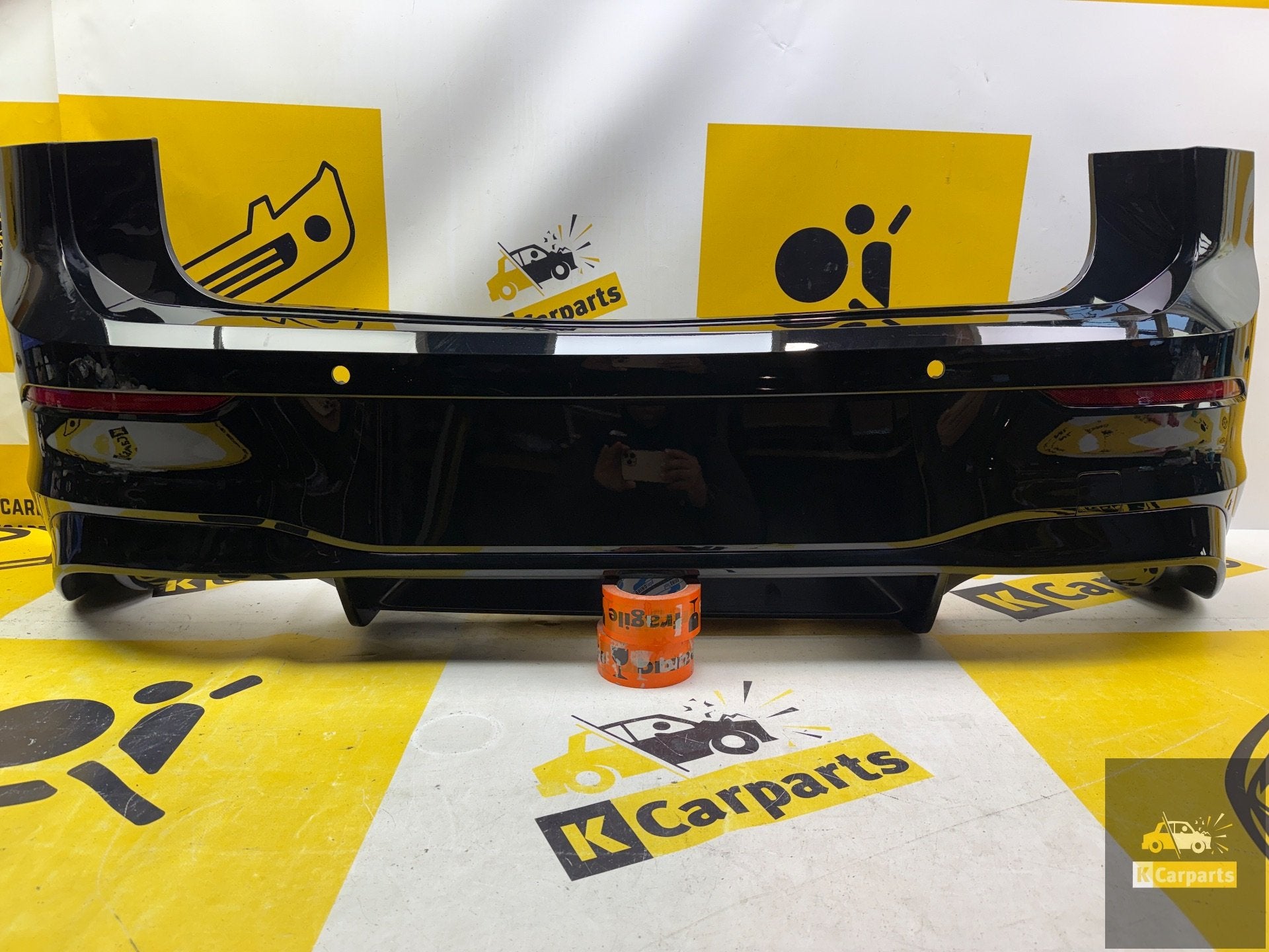 VW Golf 8 R VIII R R20 6XPDC Bumper 5H6807421E Achterbumper, Gebruikt, Volkswagen, Volkswagen AG, Achter