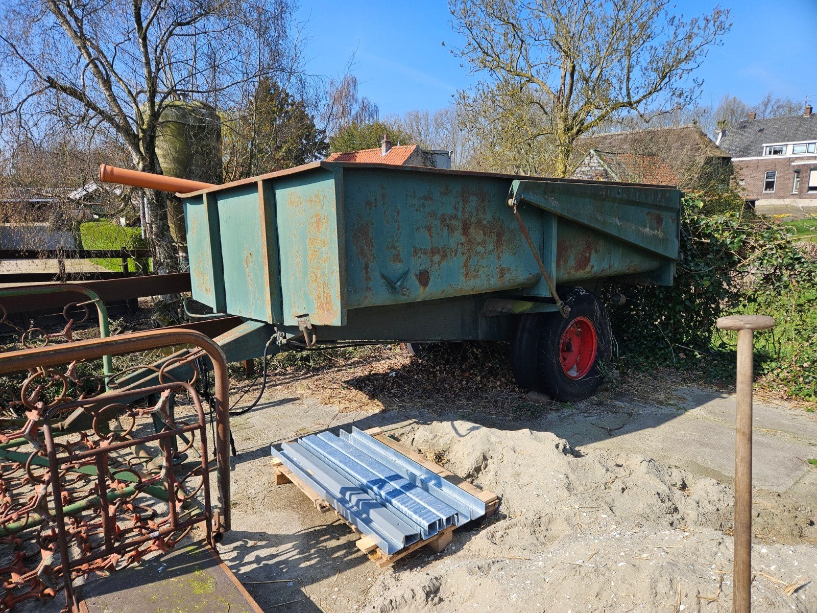 grondkieper, grondkar, kipper, bakkenkar, Ophalen of Verzenden