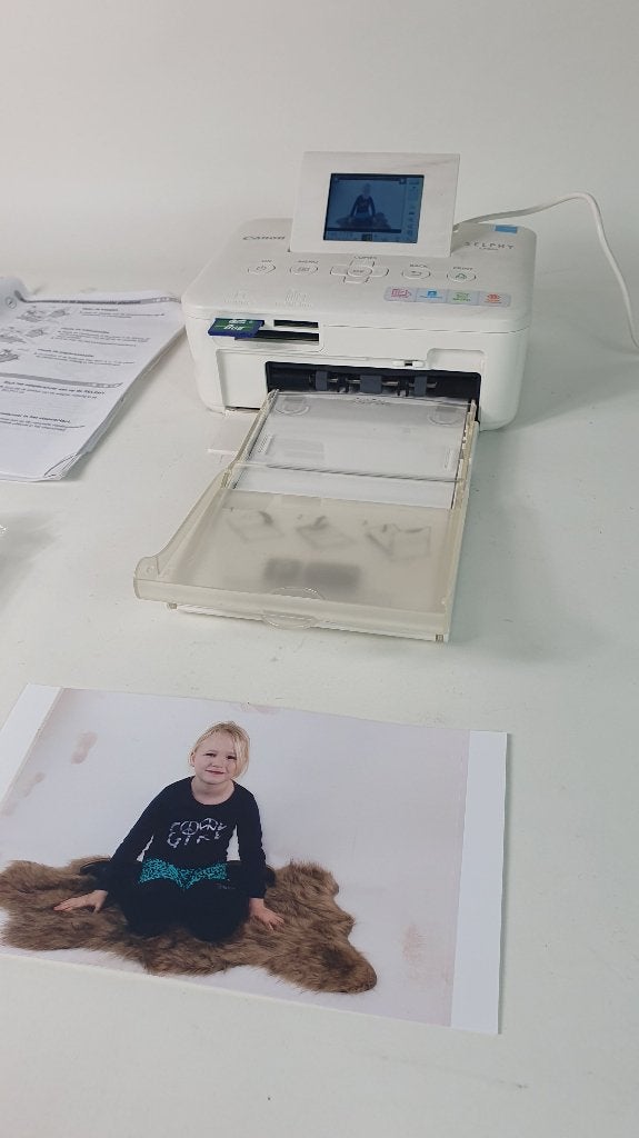 Canon Selphy CP800 fotoprinter, met papier en inkt. 5C3, Tweedehands verkoop, Tweedehands verkoop, Gebruikt, Fotoprinter