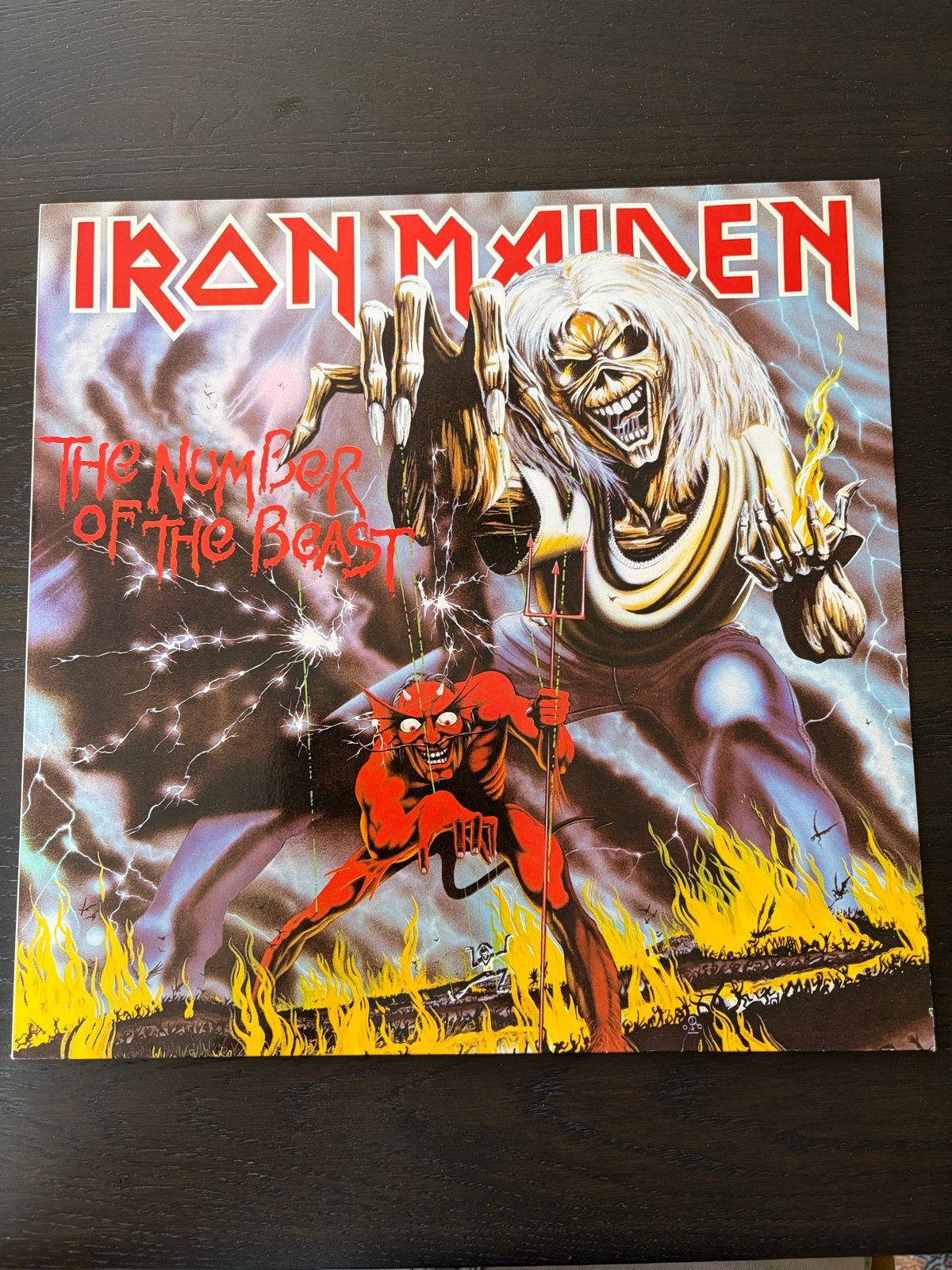Iron Maiden - The Number of the Beast LP (1982), Ophalen, Gebruikt, Heavy metal, Album