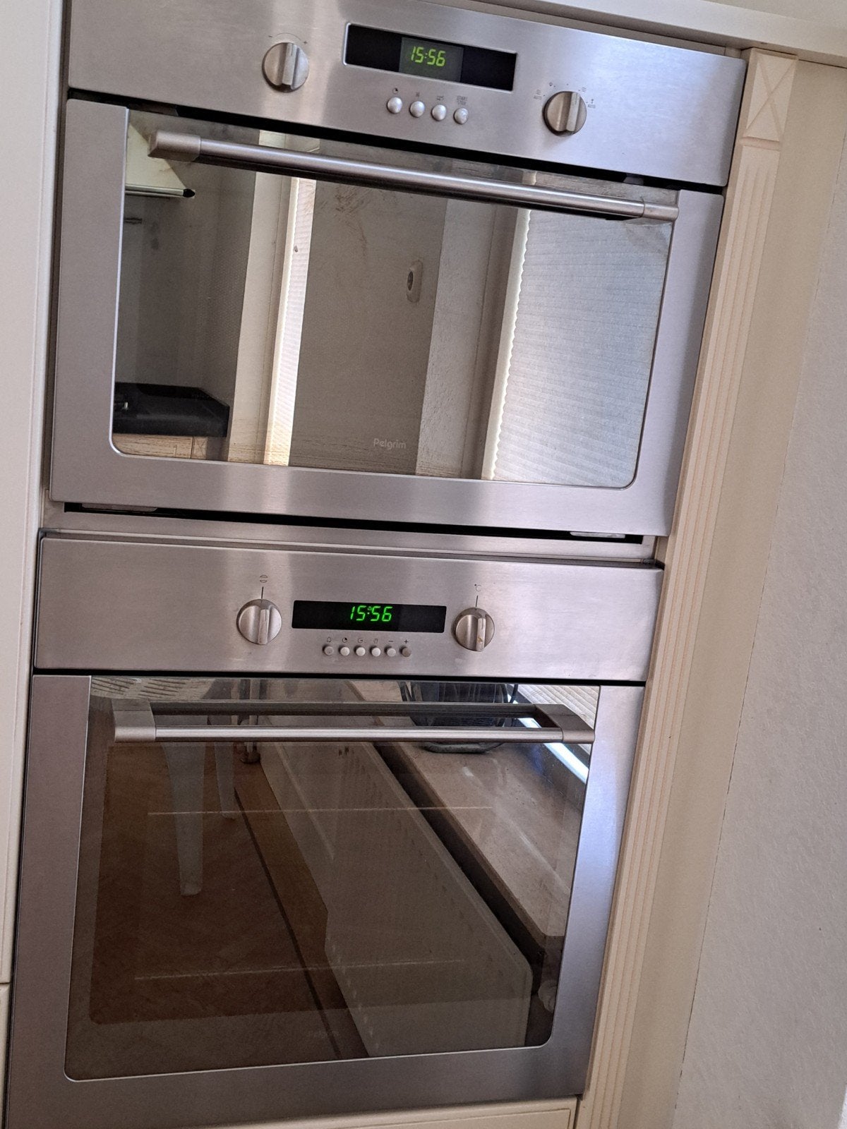 Pelgrim Inbouw Oven inbouw magnetron - Zo goed als nieuw, Ophalen, 45 tot 50 cm, Gebruikt, Oven
