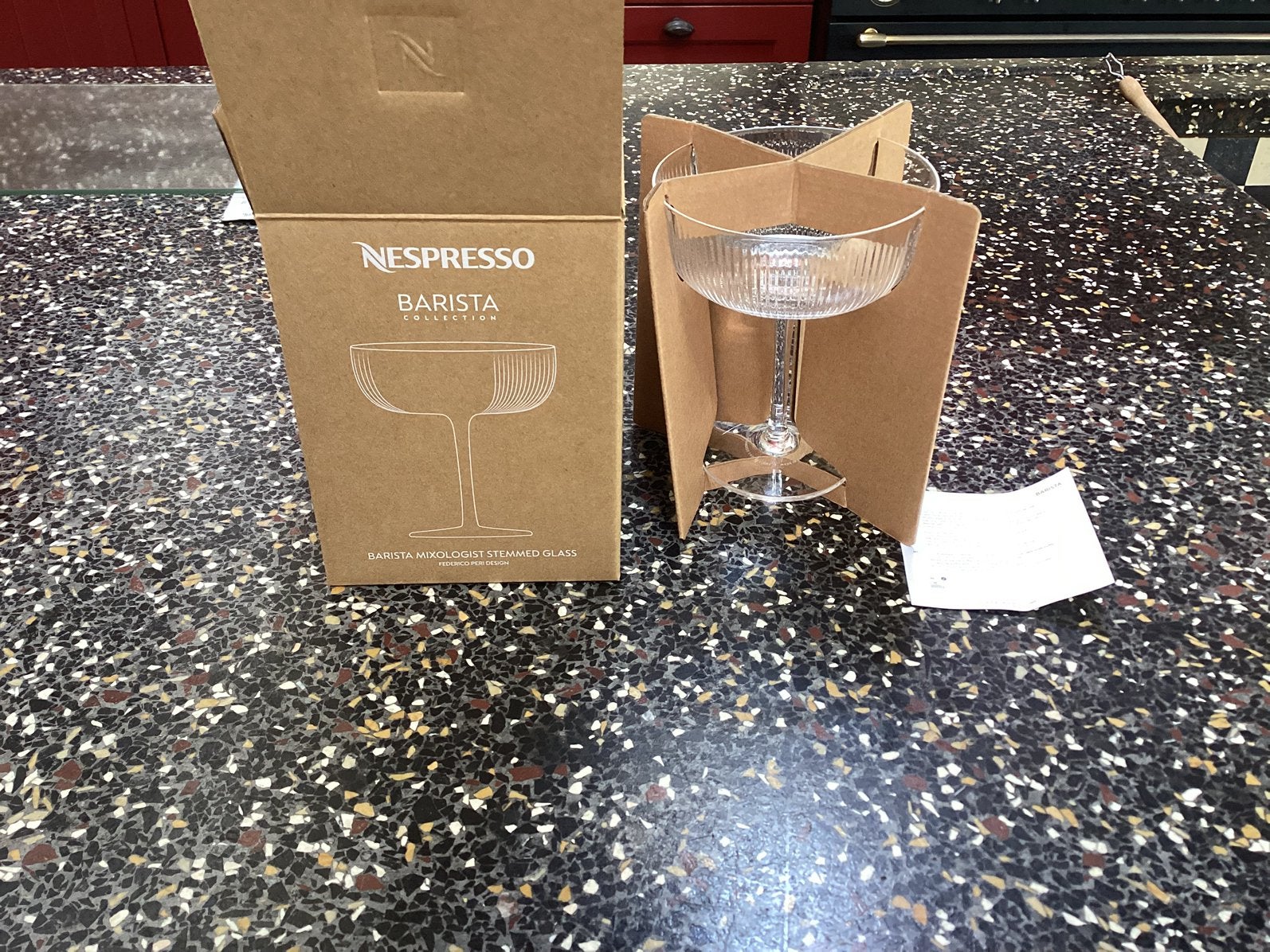 Nespresso Baristo collection mixolgy glas, Ophalen of Verzenden, Nieuw