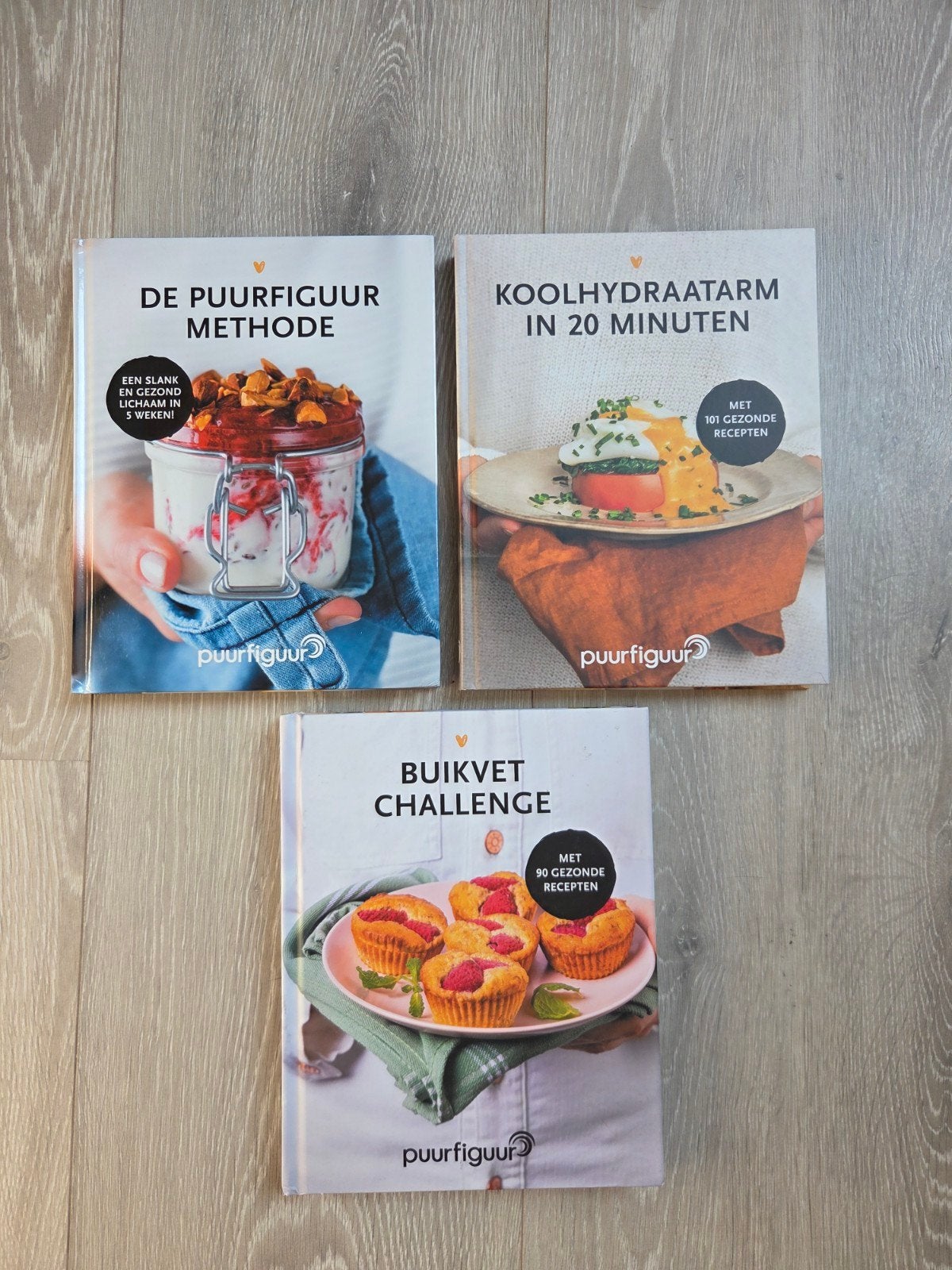 3x Puurfiguur - oa Koolhydraatarm + Buikvet Challenge, Ophalen of Verzenden, Zo goed als nieuw