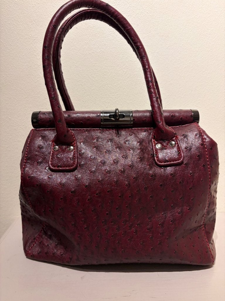 David Jones bordeaux rode dokterstas, beugelsluiting nieuw, Sieraden, Tassen en Uiterlijk, Ophalen of Verzenden, Nieuw, Rood, Handtas
