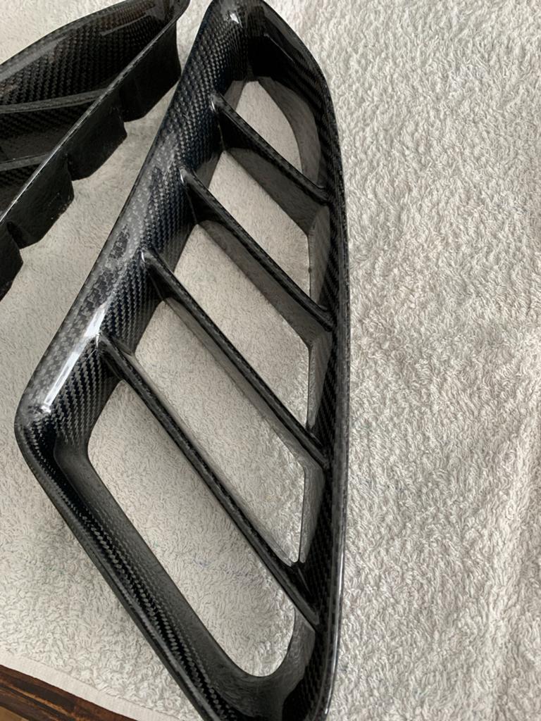 Carbon Look Zijroosters Porsche boxter 987, Voor, Nieuw, Ophalen of Verzenden, Bumper