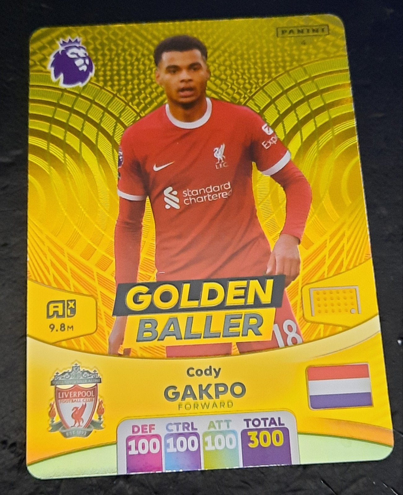 Zeldzame Cody Gakpo Golden Baller kaart, Ophalen of Verzenden, Zo goed als nieuw, Buitenlandse clubs, Poster, Plaatje of Sticker