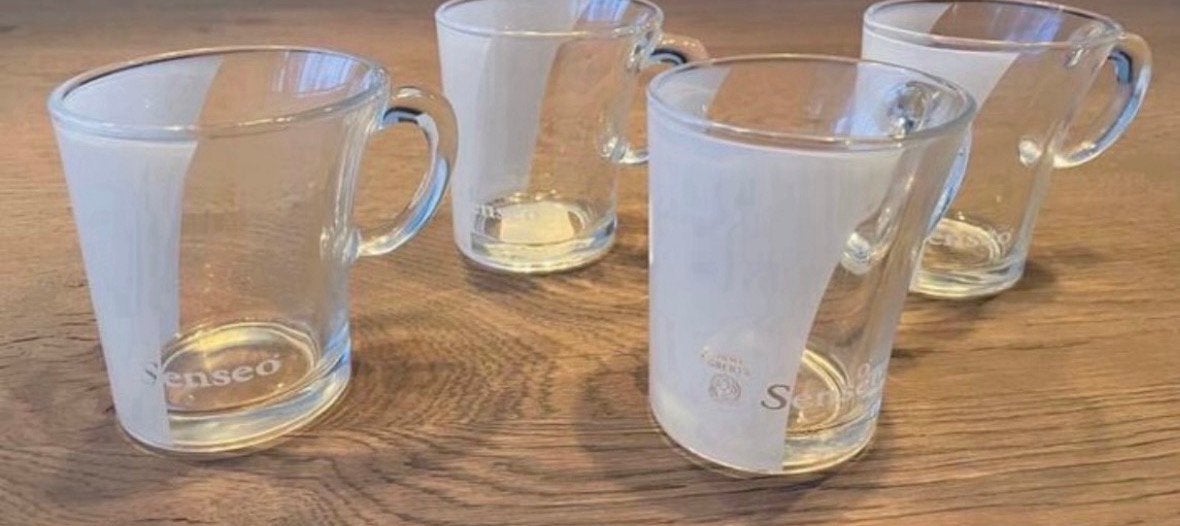 Senseo Koffie Glazen, Huis en Inrichting, Glas of Glazen, Ophalen of Verzenden, Overige stijlen, Glas