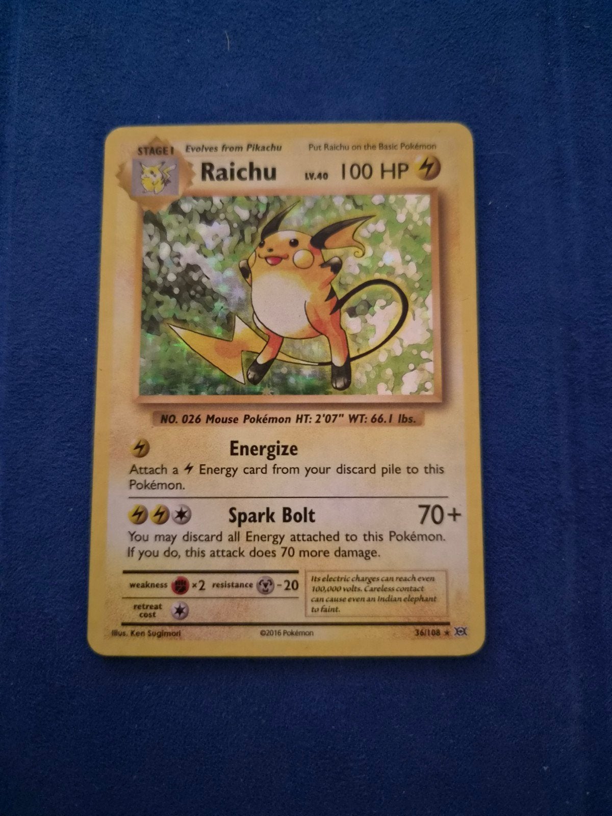 Raichu evo36, Ophalen of Verzenden, Zo goed als nieuw