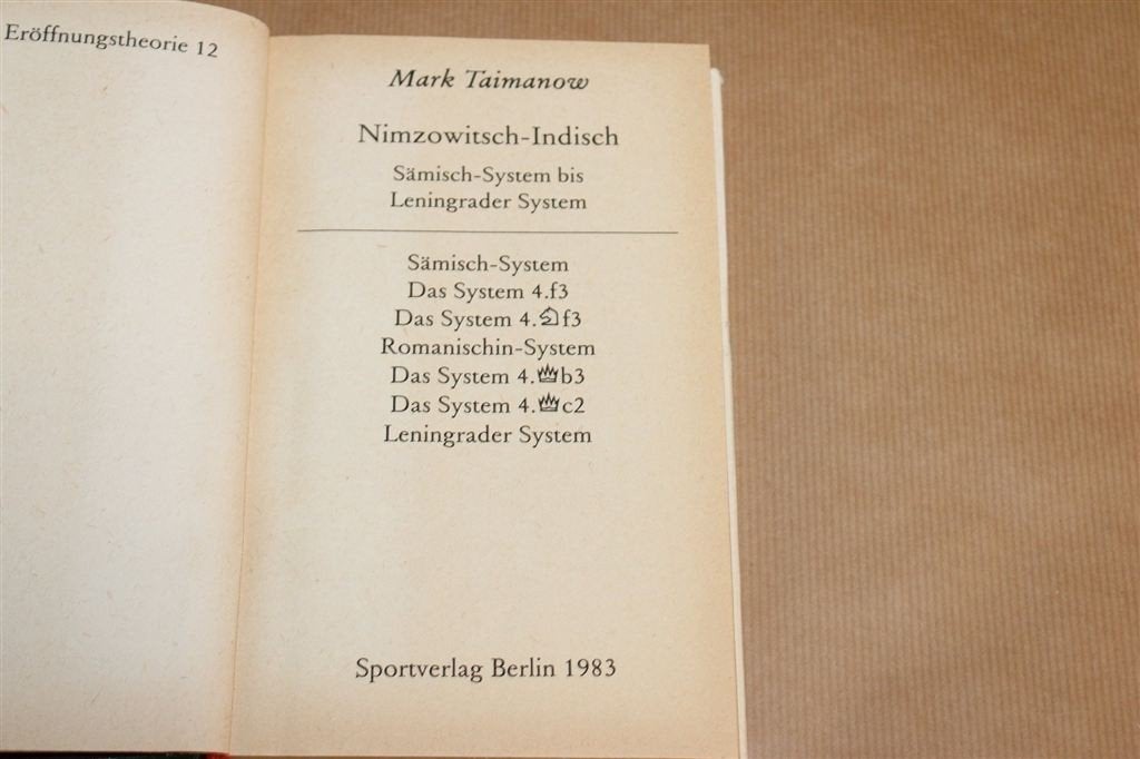 Nimzowitsch-Indisch Samisch — Tajmanov, Schaakopeningen, Boeken, Ophalen of Verzenden, Gelezen, Watersport en Hengelsport