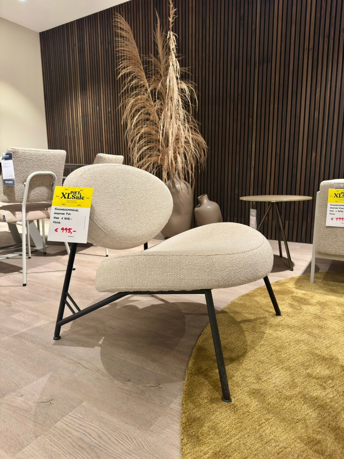 Harvink Tipi fauteuil – Showroommodel, Ophalen, Nieuw, 75 tot 100 cm, 75 tot 100 cm
