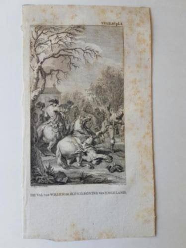 Dodelijke val van Willem III van zijn paard, Jacobus Buys, Antiek en Kunst, Ophalen