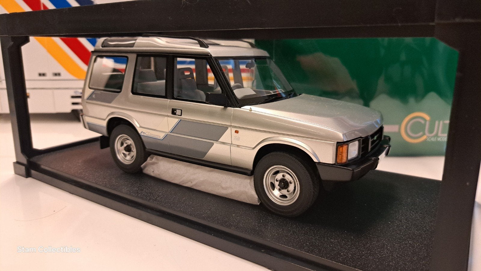 Cult Scale Models Land Rover Discovery MK1 Silver SCHADE, Overige merken, Gebruikt, Auto, Ophalen of Verzenden