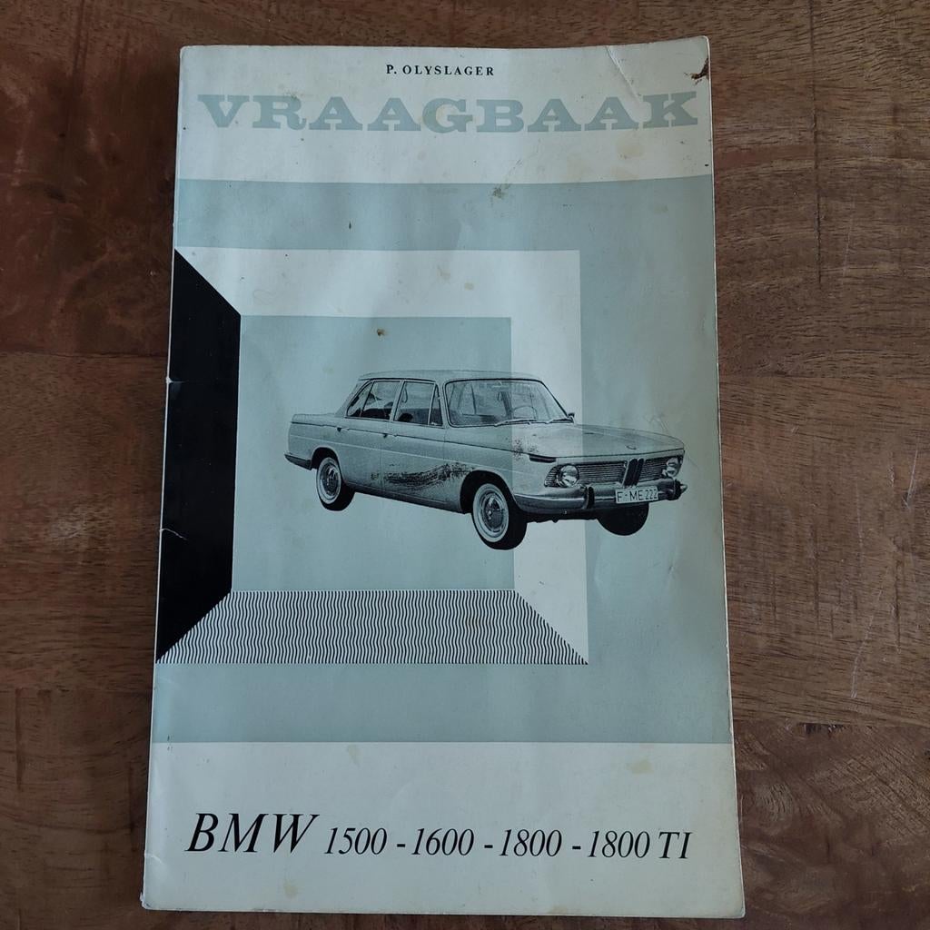 Vraagbaak BMW 1500-1600-1800-1800 TI P. Olyslager, Ophalen of Verzenden