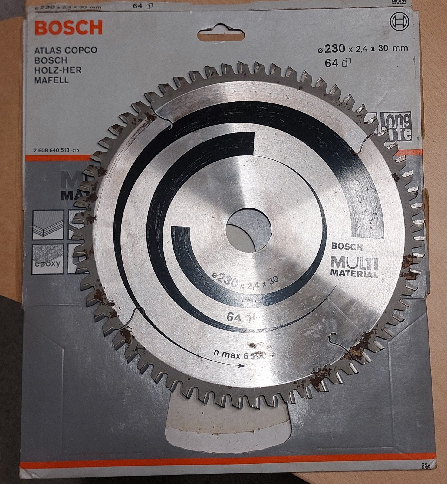 Bosch Multi Material Zaagblad Ø230mm x 2.4 x 30mm, Doe-het-zelf en Verbouw, Gereedschap | Zaagmachines, Ophalen of Verzenden, Bosch