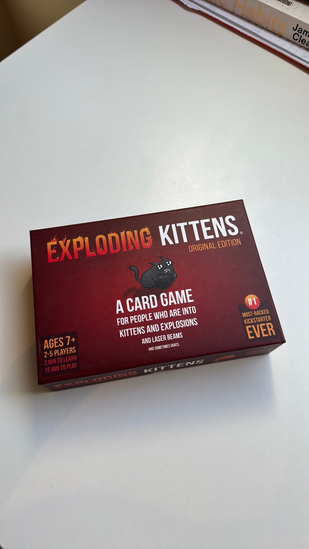 Exploding kittens- kaartspel, Ophalen of Verzenden, Zo goed als nieuw