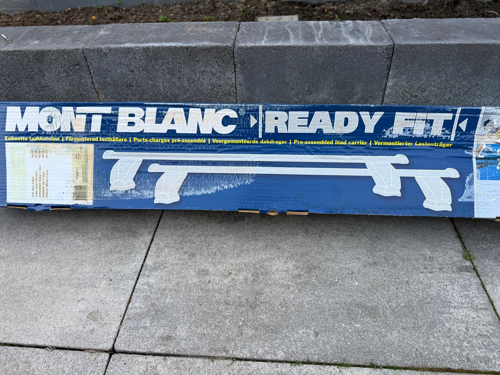 Mont Blanc Ready Fit 4 Dakdragers - Diverse modellen, Ophalen of Verzenden, Nieuw