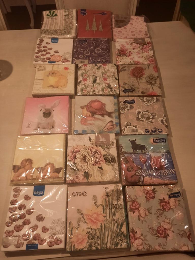 18 pakken servetten, Ophalen of Verzenden, Nieuw