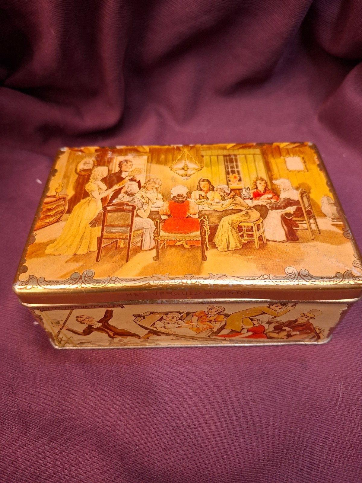Vintage HUS Bakker Den Haag blik - Camera Obscura, Ophalen of Verzenden