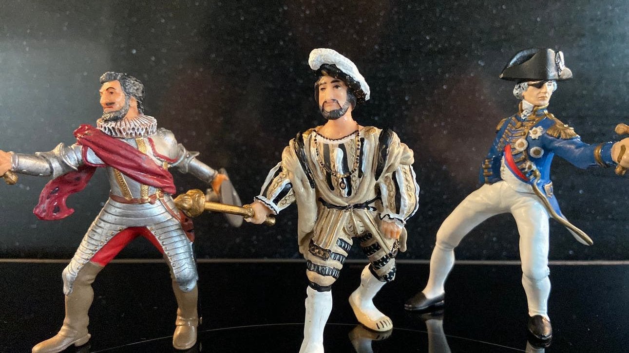 Papo Historische Figuren: Koning Philip/ Nelson/ Tudors, Ophalen of Verzenden, Zo goed als nieuw