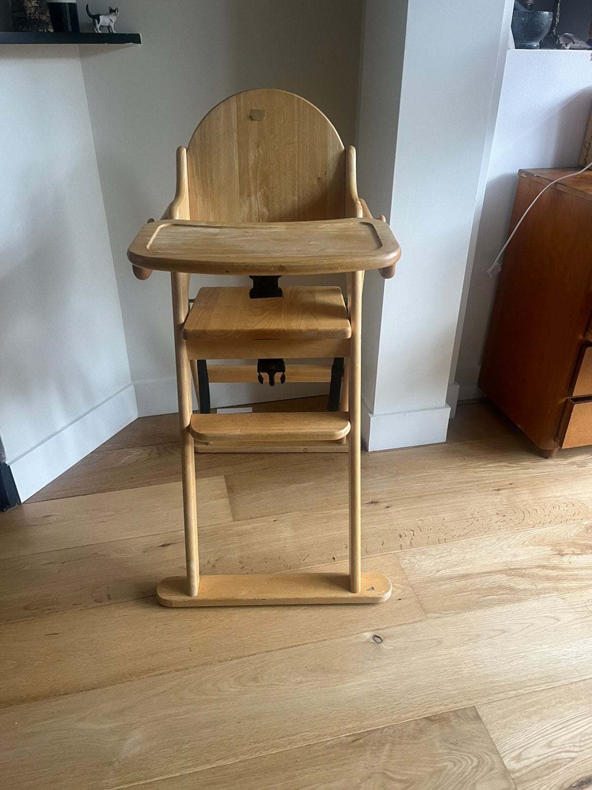 Vintage houten inklapbare kinderstoel, Ophalen, Zo goed als nieuw, Inklapstoel