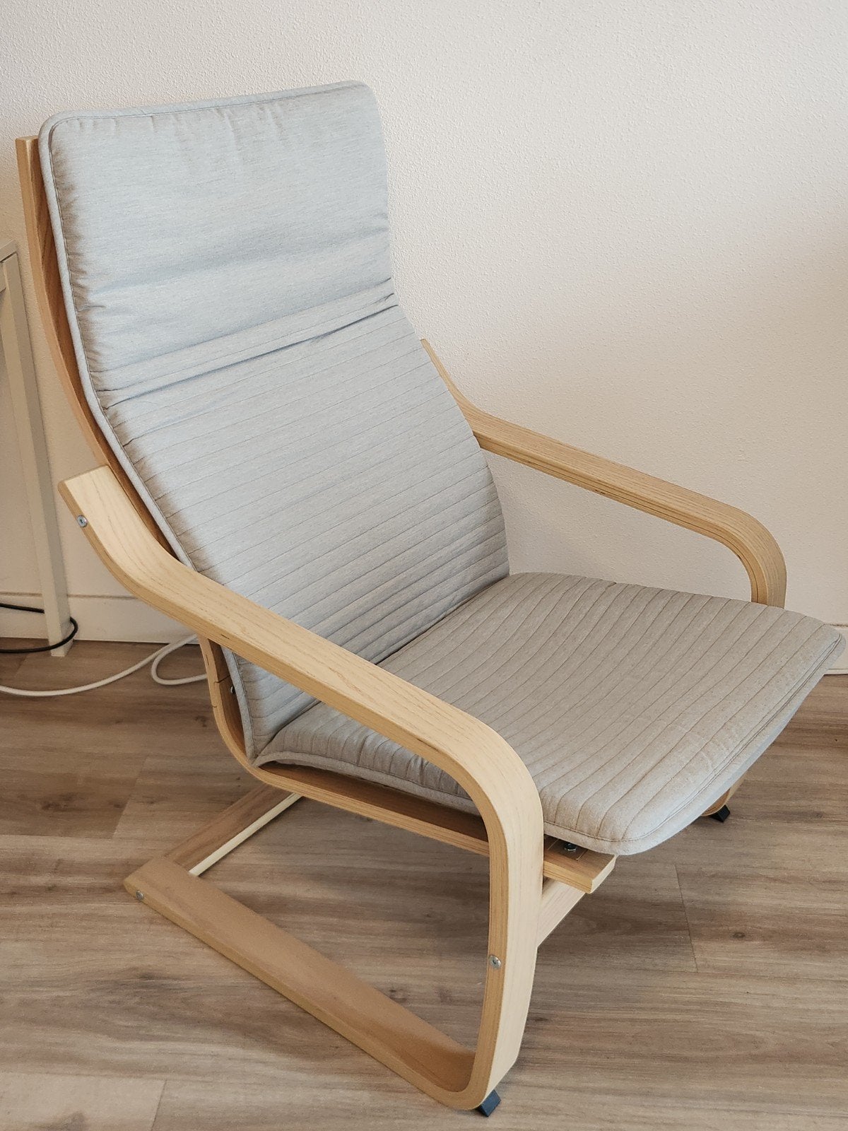 IKEA POÄNG Fauteuil (Arm Chair), Huis en Inrichting, Fauteuils, Ophalen, Modern, Scandinavisch, 75 tot 100 cm, Zo goed als nieuw