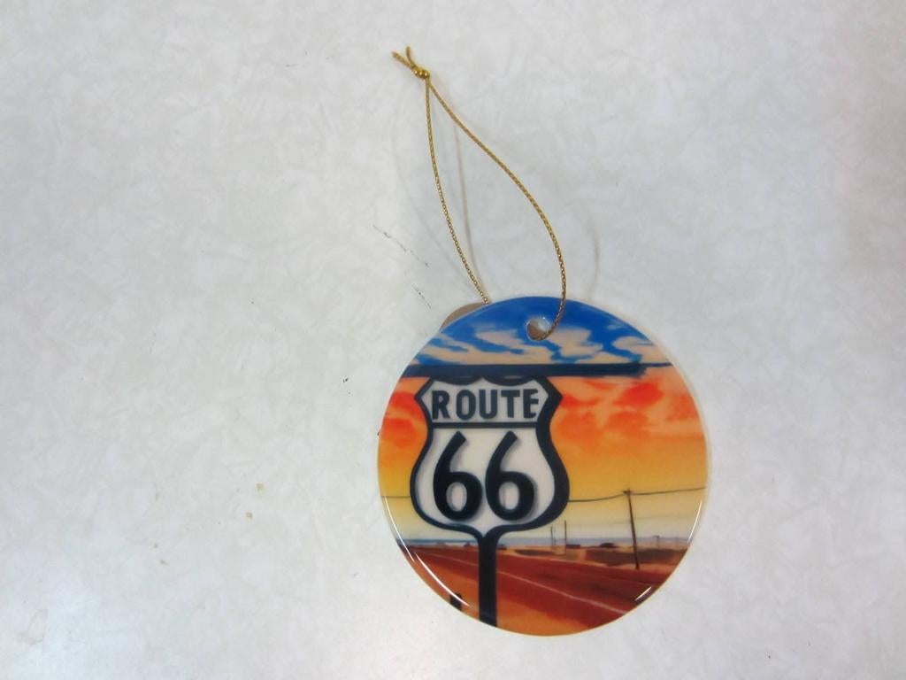 Hanger (ornament) & onderzetters Route 66, Verzamelen, Overige Verzamelen, Nieuw, Ophalen of Verzenden