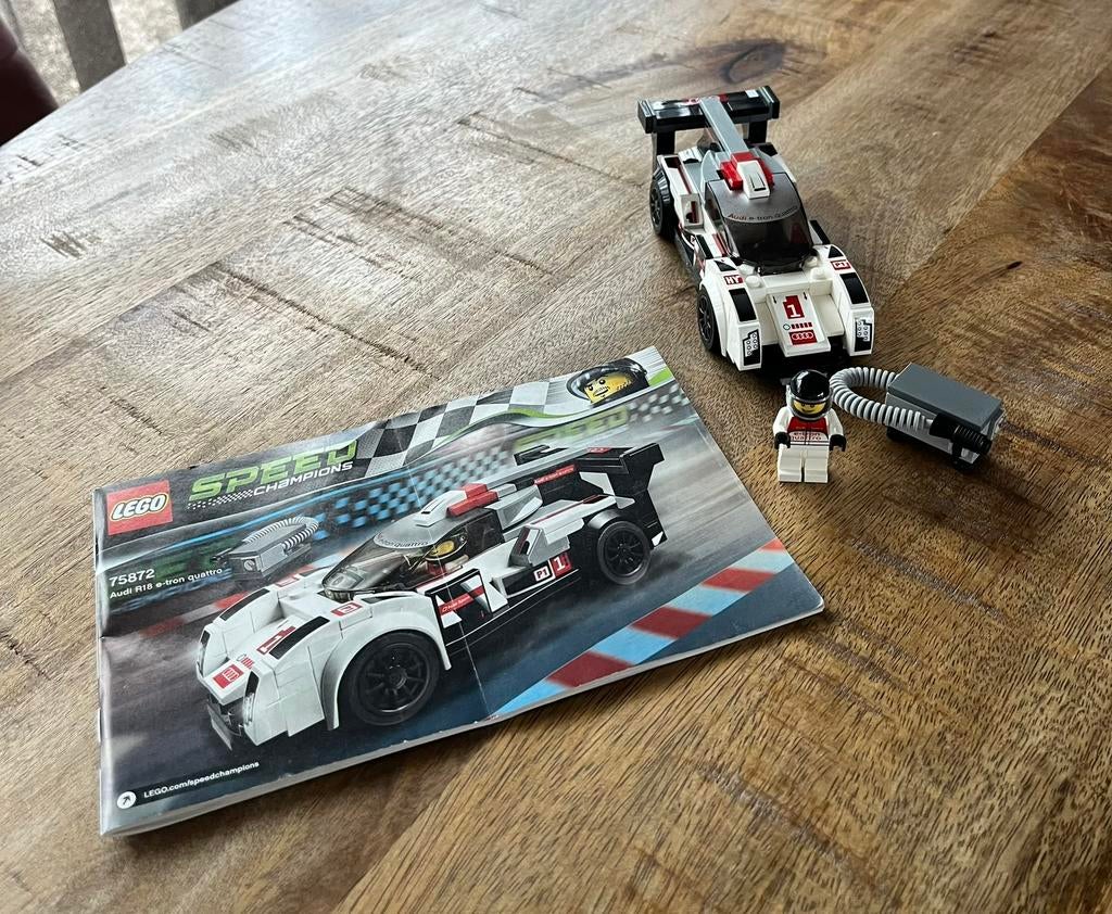 Lego Speed Champions Audi R18 e-tron quattro 75872, Gebruikt, Lego, Compleet, Complete set
