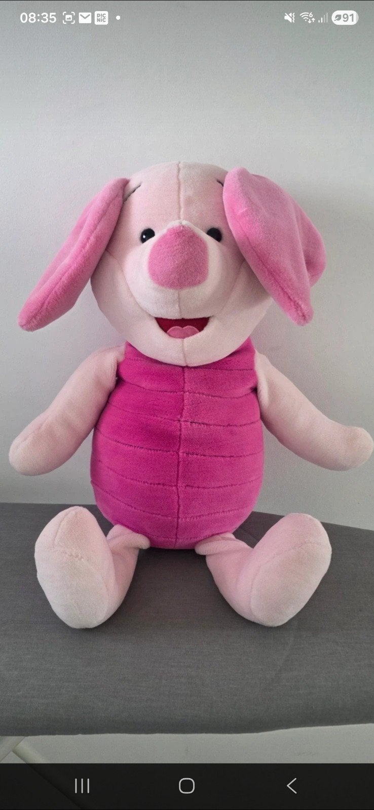 Knuffel Knorretje Winnie de Poeh Disney 59 cm, Kinderen en Baby's, Ophalen of Verzenden, Zo goed als nieuw, Overige typen