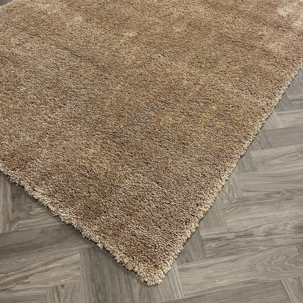 Brinker Wacken Light Brown - 200x290cm, Crème, 200 cm of meer, Ophalen of Verzenden, Zo goed als nieuw