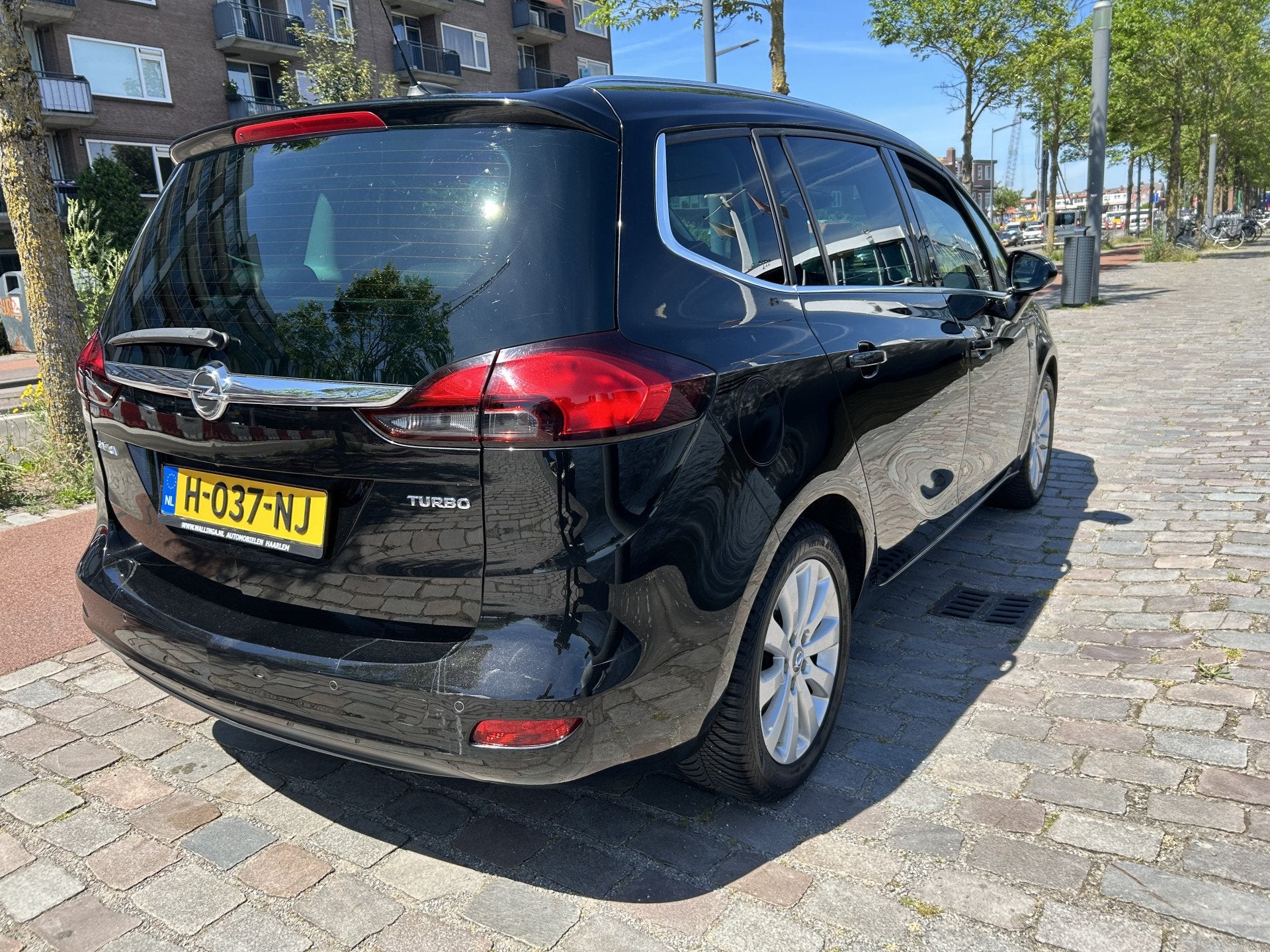 Opel Zafira 1.4 Turbo Innovation 7p. navigatie airco 7 perso, Auto's, Stof, Gebruikt, 4 cilinders, 7 stoelen
