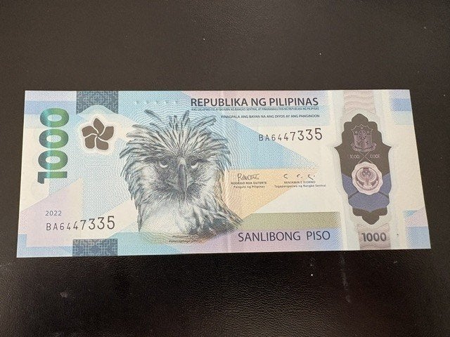 1000 Pesos biljet UNC - Filipijnen, Ophalen of Verzenden, Zuidoost-Azië, Los biljet