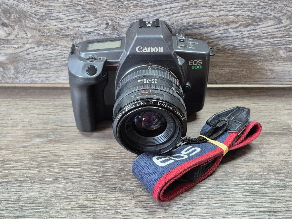 Canon EOS 600 + EF 35-70mm f/3.5-4.5, Audio, Tv en Foto, Ophalen of Verzenden, Gebruikt, Spiegelreflex, Canon