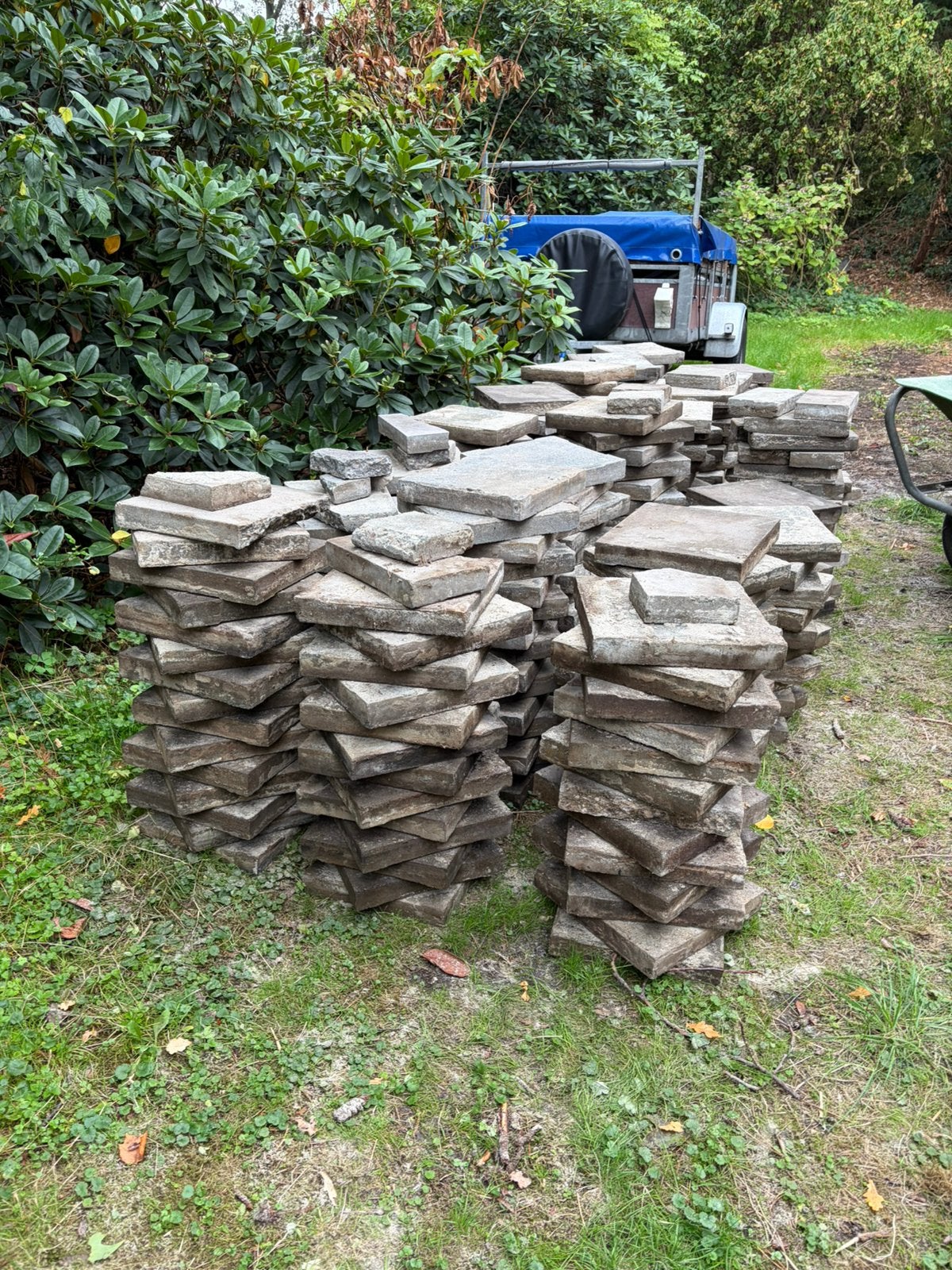 Stoeptegels 30x30 gratis afhalen, Ophalen, Zo goed als nieuw, Beton, Terrastegels