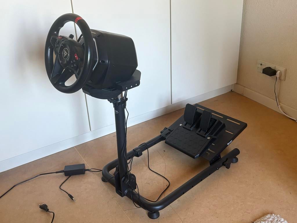 Thrustmaster T128-P force feedback Racestuur met Standaard, Spelcomputers en Games, Ophalen, Online, 1 speler, Racen en Vliegen