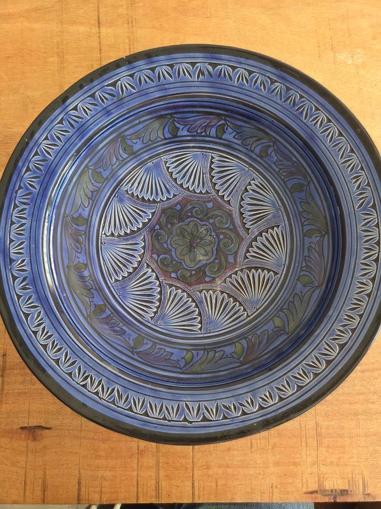 Prachtige Marokkaanse schaal, handgemaakt, Safi, Ophalen