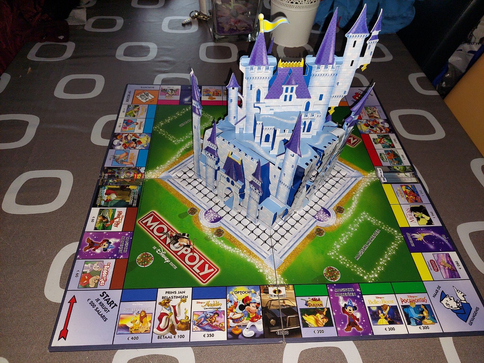 Onderdeel. Monopoly. De Disney Editie. Kasteel. Bordspel., Ophalen of Verzenden, Zo goed als nieuw