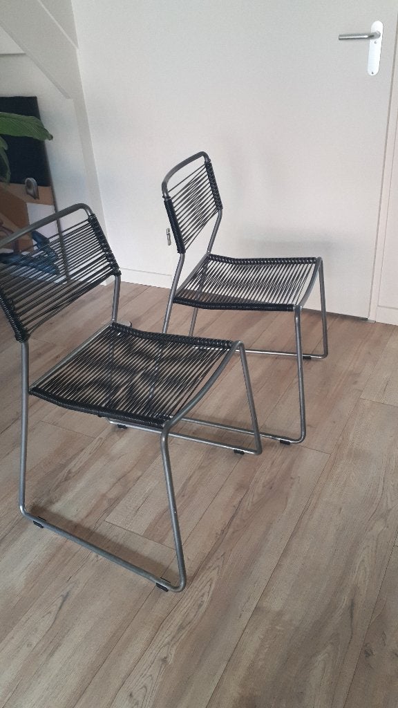 Vintage Ikea Melker stoelen, Ophalen, Twee, Zwart, IKEA