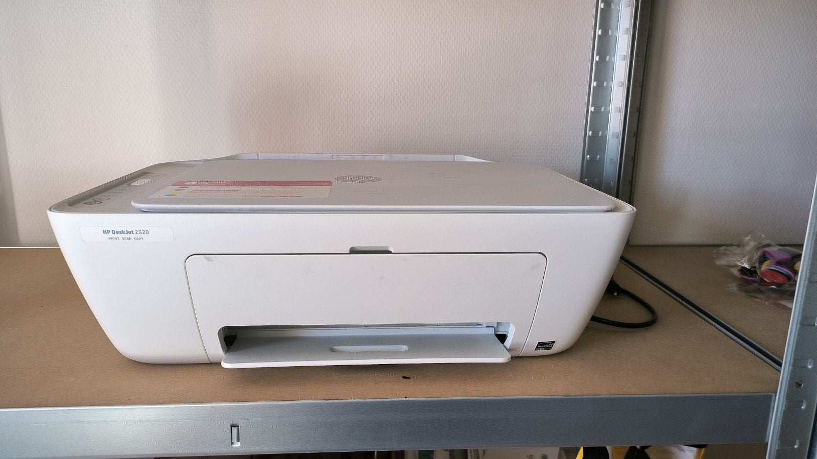 HP DeskJet 2620 All-in-One Printer - Wit, Ophalen, Inkjetprinter, All-in-one, Draadloos