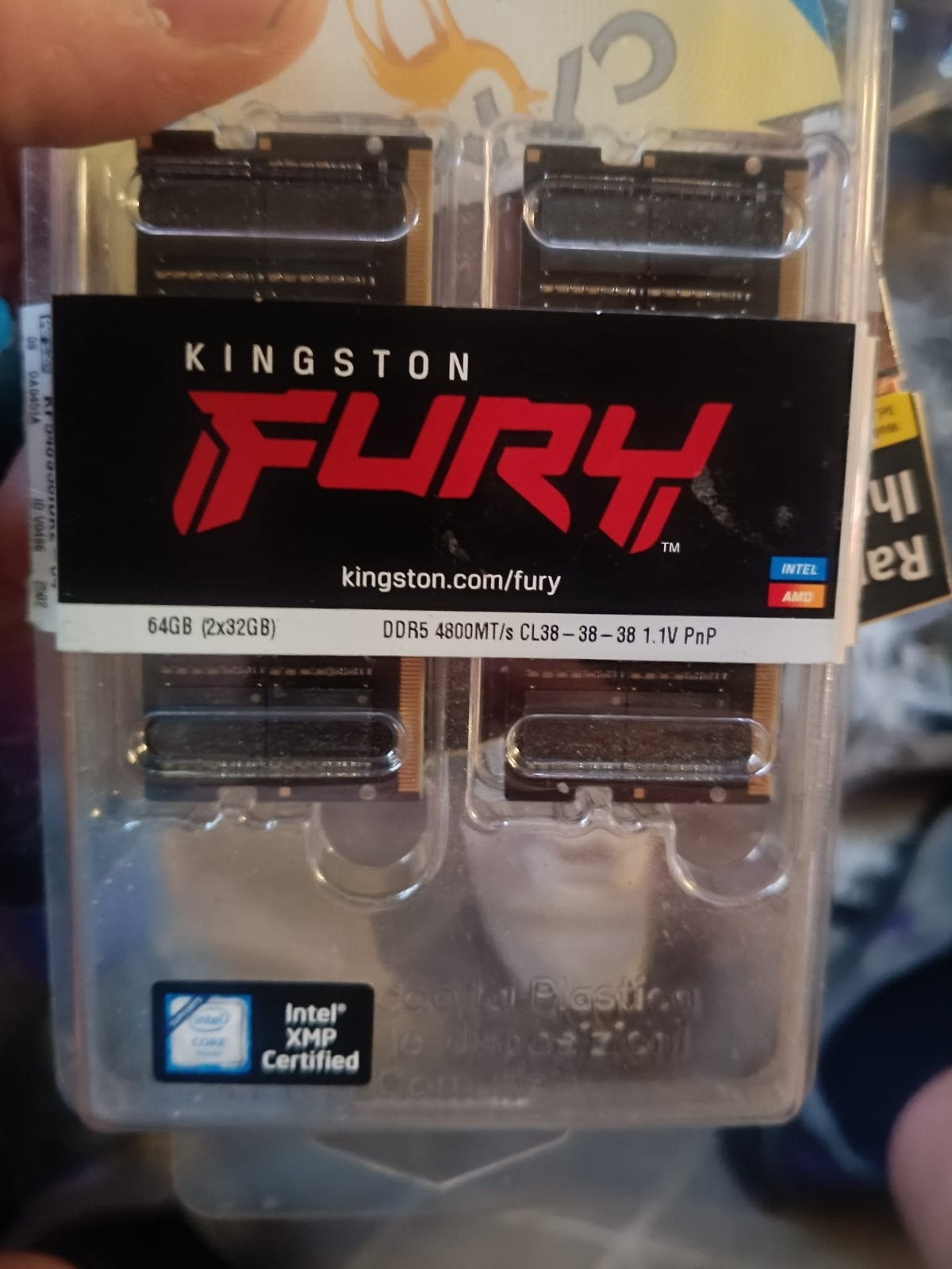 Kingston Fury DDR5 64GB (2x32GB) 4800MT/s RAM