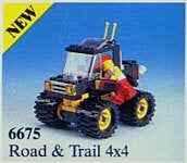 Lego Town Classic Town Off-Road 6675 Road & Trail 4x4, Kinderen en Baby's, Speelgoed | Duplo en Lego, City, Lego, Ophalen of Verzenden