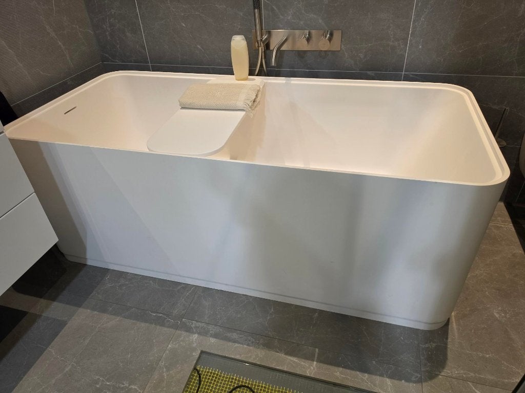 Detremmerie vrijstaand bad Solid surface mat wit, Ophalen, Nieuw, Bad