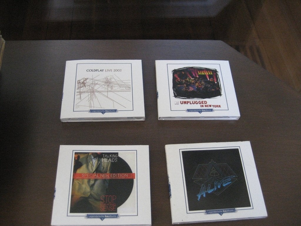 Live albums rock coldplay etc, Cd's en Dvd's, Ophalen of Verzenden, Zo goed als nieuw, Poprock